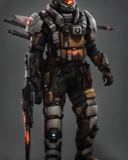 a titanfall pilot that is part bat, concept art, furry, humanoid, cyberpunk, anthropomorphic bat, titanfall 2