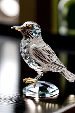A crystal bird
