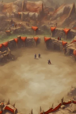 fantasy medieval fighting arena