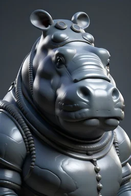 Portrait of a Hippo Full body Rogue for dnd blue gray skin, buzz light year armor, intricate, 8k, macro photography,