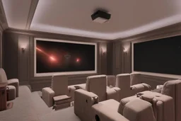 a dedicated home cinema room