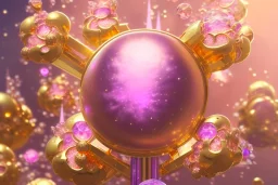 gold and light delicate violet fuchsia crystal galactique background, full of details, smooth, bright sunshine，soft light atmosphere, light effect，vaporwave colorful, concept art, smooth, extremely sharp detail, finely tuned detail, ultra high definition, 8 k, unreal engine 5, ultra sharp focus