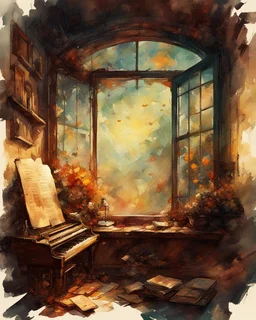 a collection of poems, a window into the world of fairy tales, a set of dreams, a light watercolor sketch, by Leonid Afremov & Benedick Bana & Atelier Olschinsky & Ian McQue