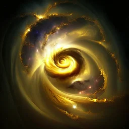 gold galactic tornado