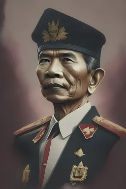 gambarkan presiden pertama indonesia