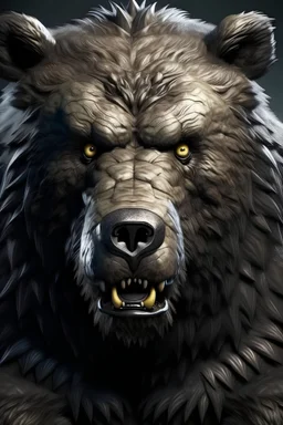 Wolf bear gorilla mix