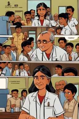 Opening shot: A noisy public place with a small and tense crowd gathered around Dr. Shumukh, a 10-year-old girl, a fierce and confident business leader. Dr. Shumukh is a commanding voice; Ladies and gentlemen, comrades and loyalists, thank you for being here today. We stand on the brink of change, about to regain what is right for us, (he lifts his fist) [cut shots from the crowd, capture their concentrated expressions and intense energy see the design etched on your faces.