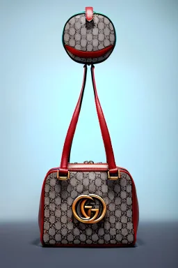 Gucci bag made by muppet face, Sesame Street style, retro style, photo studio, unreal engine 5, god lights, ray tracing, RTX, lumen lighting, ultra detail, volumetric lighting, 3d.