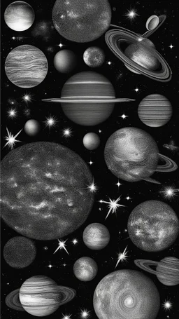 galaxy, stars, planets, cosmos, deep space