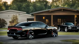 dodge charger and bentley merged, desktop wallpaper, 4K, Cinematic