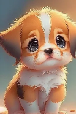 cute puppy anime