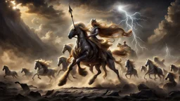 correct the horse so that it has 8 legs like the mythical Sleipnir