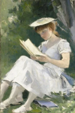 Berthe Morisot, Reading, 1873, Cleveland Museum of Art