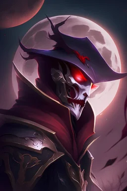 League od Legends Jhin blood moon