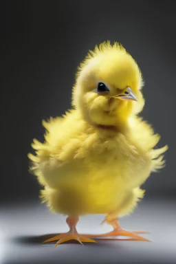 Cut Yellow Chicken baby,8k,sharp focus,hyper realistic, sony 50mm 1.4