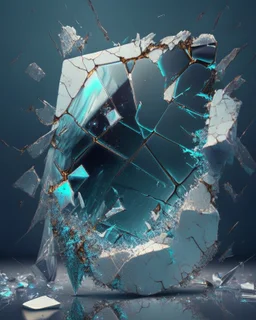 AI shattered glass marble art realisticv2 surrealism 4k resolution art
