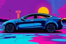 pop art pixels 1000 images Betting on batteries tesla electric vehicles