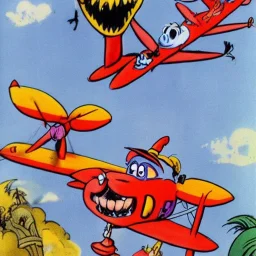 Dastardly and Muttley in their Flying Machines by Dr Seuss