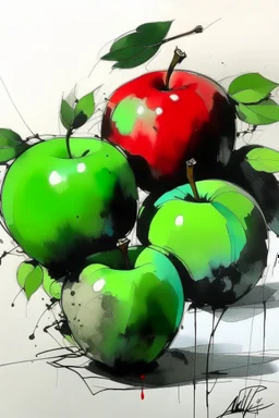 Apples by Anthony Lister
