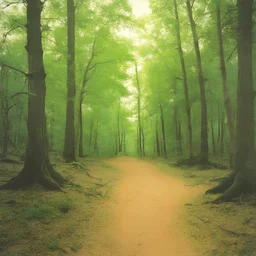 old cd cover with woods