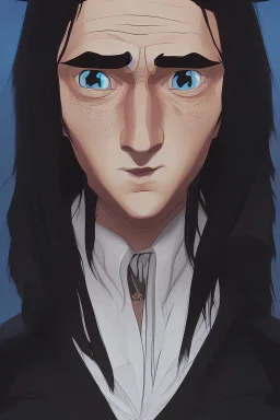 black hair freckles blue eyes young wizard beardsley