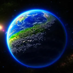 An image of a planet from space showing the natural beauty of the universe and inspiring recent scientific discoveries