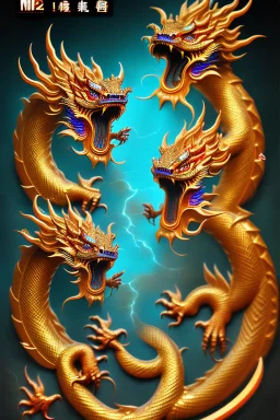 Chinese dragons at the end of the universe