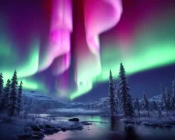 northern lights,RTX, TXXA, SSAO, High quality,hyperrealistic, cinematic, Super detailed, HDR,4k