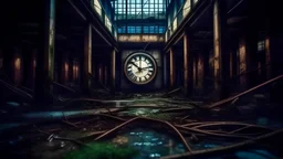 time loop repeating life in a abandoned building, at first I was alive and then I died there and I helped the soul to get out of there and all the souls left this building a flowing stream