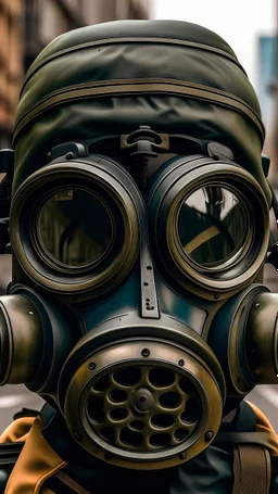 gas mask air pollution