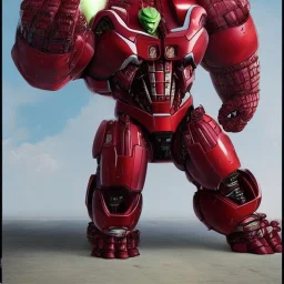 hybrid of hulkbuster and Godzilla and xenomorph