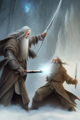 gandalf fight with saruman