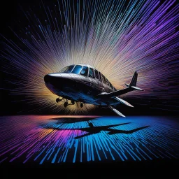 this photo Explores how brightness contrasts with shadow [psychedelic high res photo by Ralph Steadman] Light Against the Dark on a levitating intricated and sophisticated 3D metal piece over a plane