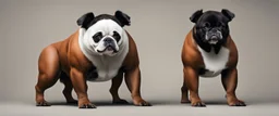 panda dog bison boxer