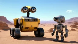 wall-e confronted to The Terminator (1984)