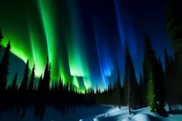 Northern lights in Finland