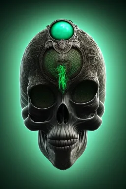 green alien, head, evil, black eyes, weapons, blood, 8k, finely detailed, photo realistic, HR Giger style turquoise skull head red Mohak Mexican alien moon skeleton sombrero Blackground