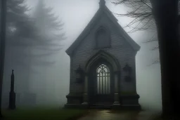 { "prompt": "A creepy, old church in the middle of a foggy, deserted town. The doors are ajar, and a pale, ghostly figure stands in the doorway, staring out into the fog. The atmosphere is dark and eerie, filled with a sense of foreboding.", "size": "1792x1024" }