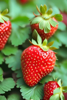 strawberry on farm strawberries