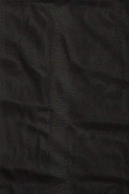 Crinkled black fabric