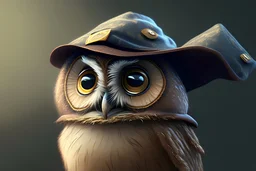 ANIMATED OWL WITH CAP