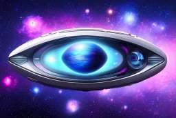 cosmos, ufo blue metallic, sky stars, sky blue pink, light