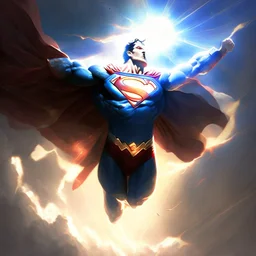 A divine superman with infinite power