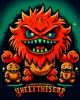 "little monster" profesional team logo