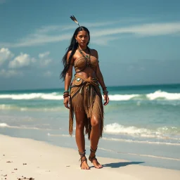 Ultra realistic photo pocahontas on beach full body concept ,full size, science, technology,future,electric ,futuristic style, design, practicality,manufacturability,performance, (((realism, realistic, realphoto, photography, portrait, , realistic, beautiful, elegant, charming, art images full hd, 8k, highest quality, Images must be at least 4 MP and vector previews at least 15 MP.