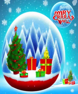 Cute tiny world Christmas diorama