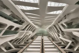 The ceiling of the Modern Modern Natural Light Museum