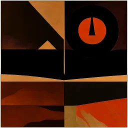 and this is what the devil does, abstract surrealism, by Colin McCahon, album art