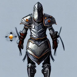 mail and clothe armor concept art videogame