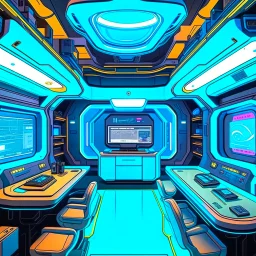 cyberpunk retro futuristic for comics